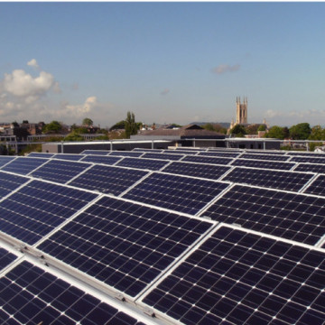 Solar-Panel Aluminiumrahmen durch benutzerdefinierte Zeichnung