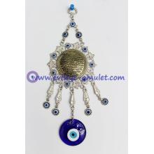 Turkish blue evil eye pendant wall decoration