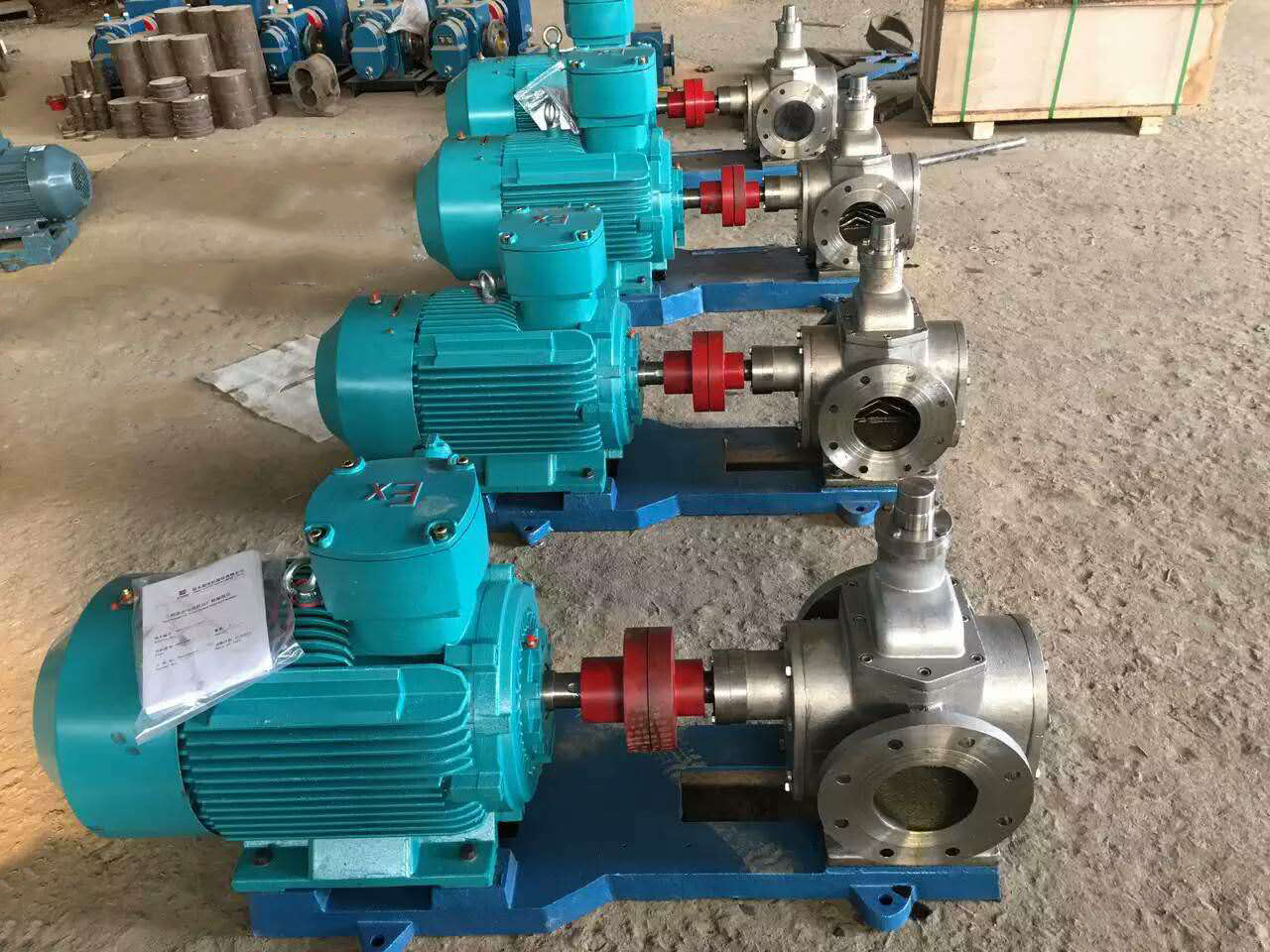 explosion proof oil pump