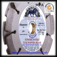 Sandwich Tuck Point Blade for Stone Cutting