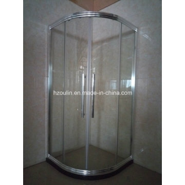 Chromed Shiny Shower Room Enclosure with Big Aluminum Frame (E-01 Big aluminum)