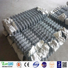 Clôture de liaison de chaîne enrobée galvanisée et en PVC