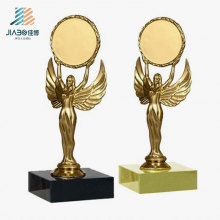 Top Sell Alloy Casting Gold 16cm Custom Nika Trophy for Promotion