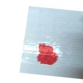 Water-to-red Anti-counterfeit Discoloration Label