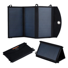 20W Solar Power Bank Charger with 2*2.4A Dual USB Ports