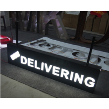 Colorful Acrylic Push Thru LED Open Signs for Shop Sign Store Sign