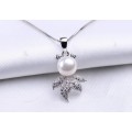 10-11mm Cute Pão Round Pearl Pingente AAA Freshwater Fashion Pearl Pendant