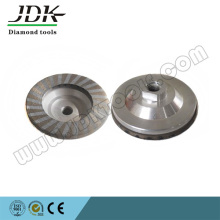 Dcw-7 Diamond Cup Wheel pour outil de polissage en pierre
