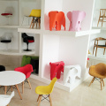 Muebles para niños Silla para niños Taburete de plástico de elefante de colores