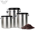 Vacuum Coffee Canister with co2 Valve Container Airtight