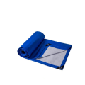 Water proof blue orange two sides different colors PE tarp