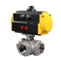 Pneumatic Air Valves 3 Way Solenoid Ball Valve