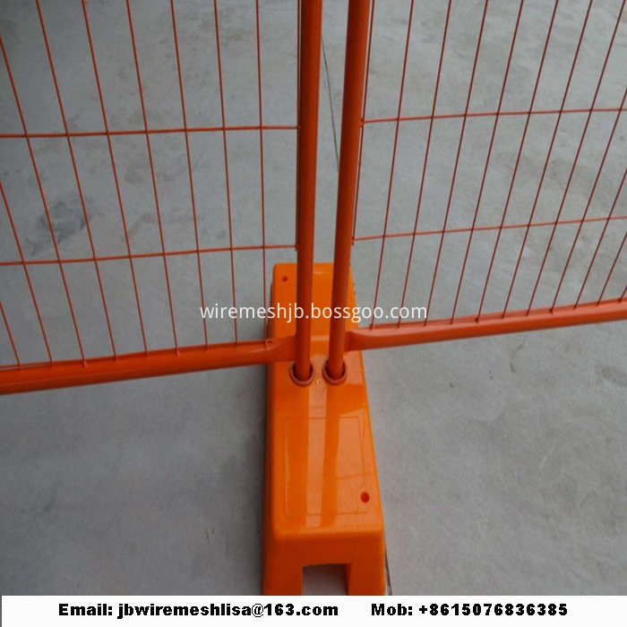 Powder Coated And Galvanized Temporary Fence