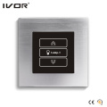 1 Gang Dimmer Switch 400W en marco de contorno de plástico (SK-T2300DH1)