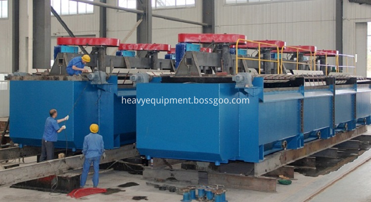 Flotation Tank Machine Copper Gold Ore Process Plant