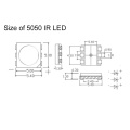 LED IR de alta potencia 850nm 5050 0.9W