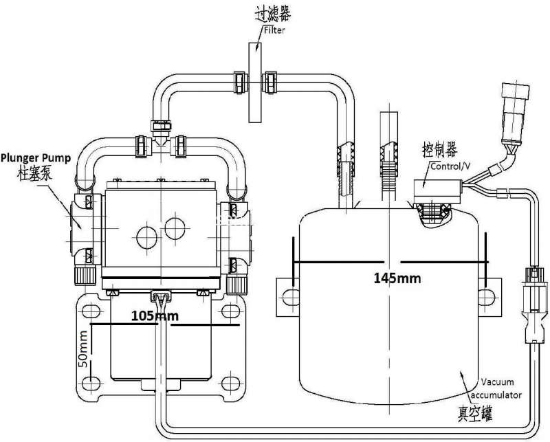 Electrical Vacuum Pump Mounting