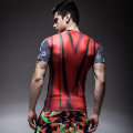 Custom Sublimation Impreso Unisex Lycra Anti-UV Rashguard Hombres MMA Rash Guard