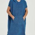 Wechseln Sie Robe Surf mit Kapuze -Strandponcho -Handtuch