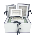 High-grade white cardboard window folding paper gift box