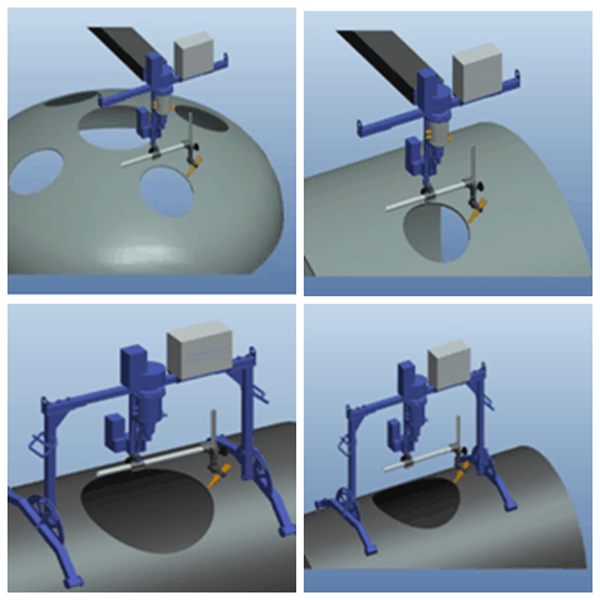 Portable Saddle-Shape Cutting Machine_