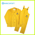 Impermeable amarillo PVC / PVC poliéster Ruitsuit Rpp-030A