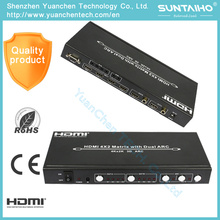 1.4V HDMI Adapter 4X2 HDMI Matrix with Dual Arc