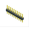 1,50 mm (0,059 &quot;) Pitch Single fila Single Dip 180 °/Cabezales de tira de alfiler macho rectas