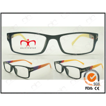 Moda y venta caliente unisex lentes de lectura con el templo de colores (LZ910)