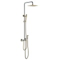 Waterfall hot and cold shower faucet set