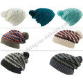 Mode gros bobble tricoté en reste hiver chapeau neuf