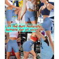 Shorts d&#39;entraînement de la taille croisée des femmes