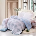 Microfibre Polyester doux sentiment Solid imprimé Comforter Set