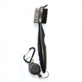 Brosse fonctionnelle et nettoyeur de rainures pour clubs de golf