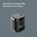 Mini 25W carregador USB C para Samsung iPhone