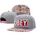 Venda por atacado baratos design personalizado ajustável NY PAC hip-hop dança Obey cap boné de beisebol