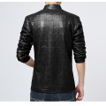 Moda PU Leather Men Jacket