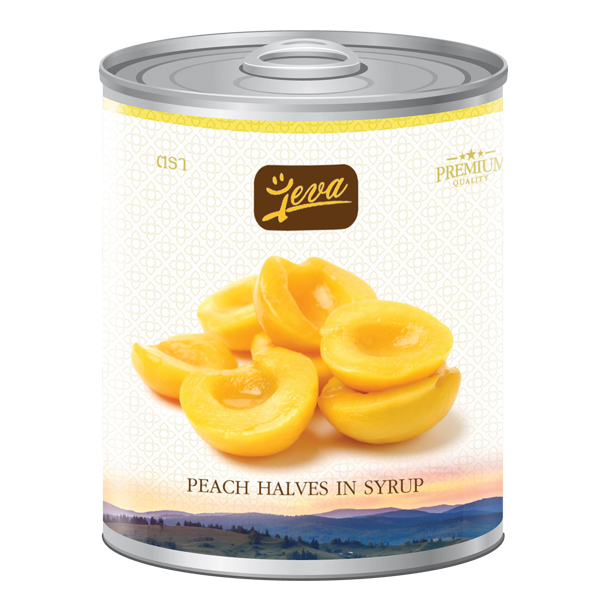 canned yeallow peach 