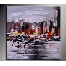 Home Decoration Abstract Oil Painting (XD1-270)