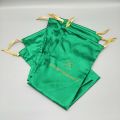 Custom large drawstring ingerie satin bag gift pouch bag with custom logo