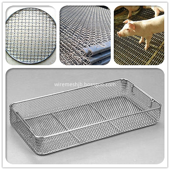 Crimped wire net