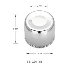 130.8mm Bore Car Center Hub Caps Cover with Steel Material