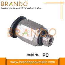 Male Straight Push-In Miniature Pneumatic Fittings 3mm 4mm