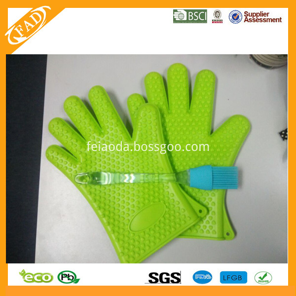 Heat Resistant Silicone Barbecue Glove