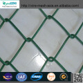 Galvanized and PVC coated chain link fence
