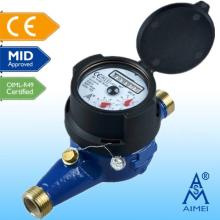 Medidor de agua de latón certificado Multi Jet IP68 de latón