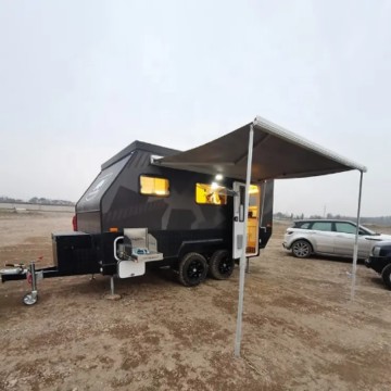 Trailer de campista de caravanas de viagem móvel fora de estrada