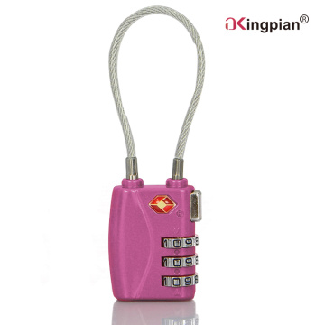 Tsa Luggage Digital Combination Code Padlock with Cable