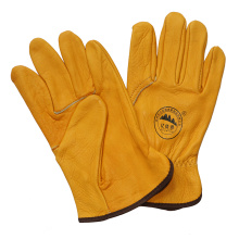 Ab Grade Cow Grain Leather Driving Work Glove Промышленная защитная рабочая перчатка