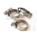 High pressure steel black hose small hose clamps